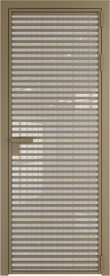 Алюминиевая дверь Profil Doors 12 AG Шампань Страйп