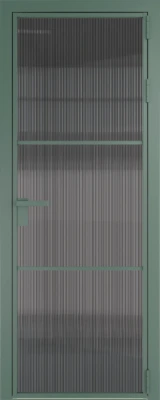 Алюминиевая дверь Profil Doors 13 AG Зеленый воск Мору тонированное