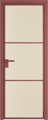 Алюминиевая дверь Profil Doors 13 AG Красный антрацит Монохром жемчуг