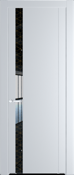 Межкомнатная дверь Profil Doors 1.2 P Лоран узор золото Вайт (RAL 110 96 02)