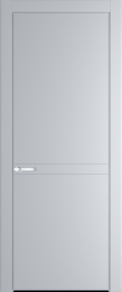 Межкомнатная дверь Profil Doors 11 PE Лайт Грей (RAL 870-01) Серебро