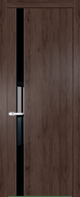Межкомнатная дверь Profil Doors 18 NW Черный лак Дуб Тобакко
