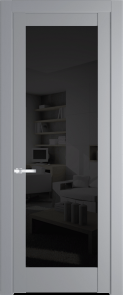 Межкомнатная дверь Profil Doors 3.1.2 PD Смоки (RAL 870-02) Черное тонированное