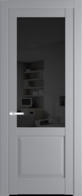 Межкомнатная дверь Profil Doors 4.2.2 PD Смоки (RAL 870-02) Черное тонированное