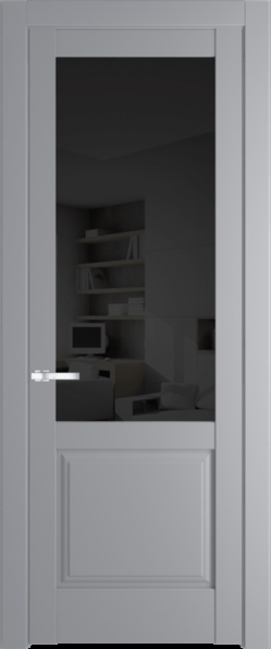 Межкомнатная дверь Profil Doors 4.2.2 PD Смоки (RAL 870-02) Черное тонированное