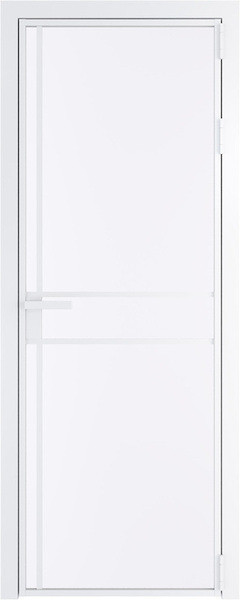 Алюминиевая дверь Profil Doors 9 AG Вайт Монохром белый просветленный