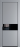 Межкомнатная дверь Profil Doors 17 PA Черный матовый Черный лак Смоки (RAL 870-02)