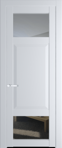 Межкомнатная дверь Profil Doors 1.3.4 PD Прозрачное Вайт (RAL 110 96 02)