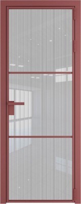 Алюминиевая дверь Profil Doors 13 AG Красный антрацит Страйп