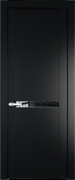 Межкомнатная дверь Profil Doors 1.4 P Лоран узор золото Блэк
