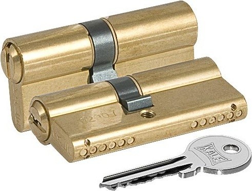 Цилиндровый механизм Kale kilit (Кале килит) 164 GN/90 (35+10+45) mm латунь 3 кл.