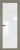 Алюминиевая дверь Profil Doors 1AV Никель матовый Белый триплекс