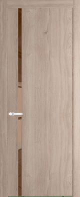 Межкомнатная дверь Profil Doors 21 NW Зеркало Bronza Дуб Сонома