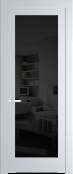 Межкомнатная дверь Profil Doors 4.1.2 PD Вайт (RAL 110 96 02) Черное тонированное