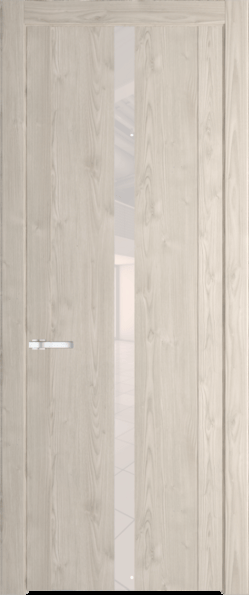 Межкомнатная дверь Profil Doors 1.8 N Lacobel Перламутровый лак Каштан светлый
