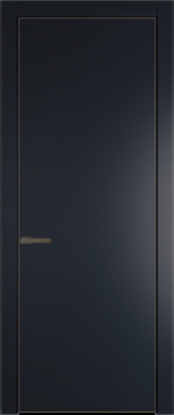 Межкомнатная дверь Profil Doors 1 PA Деорэ Нэви Блу (RAL 7016)