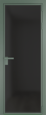 Алюминиевая дверь Profil Doors 1 AG Зеленый воск Тонированное матовое