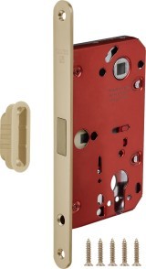 Корпус Fuaro (Фуаро) врезного замка MAGNM85C-50/BL INOX SSG-39 сатин. золото (блистер)