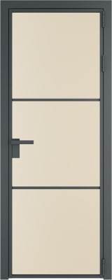 Алюминиевая дверь Profil Doors 13 AG Серая ночь Монохром жемчуг