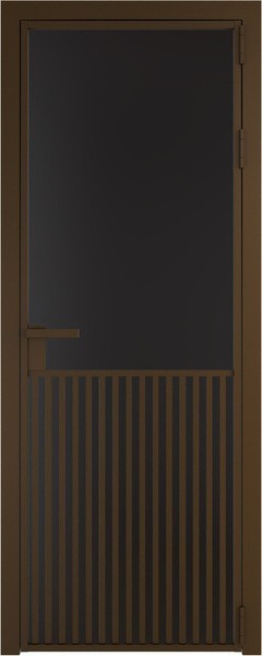 Алюминиевая дверь Profil Doors 15 AG Деорэ Монохром черный