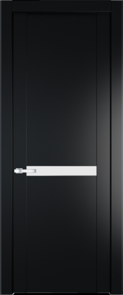 Межкомнатная дверь Profil Doors 1.4 P Монохром белый просветленный Блэк