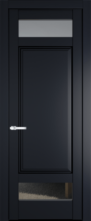 4.3.4PD Нэви Блу (RAL 7016) стекло Прозрачное