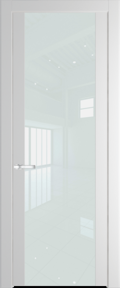 Межкомнатная дверь Profil Doors 1.7 P Lacobel Белый лак Крем Вайт (RAL 120-02)