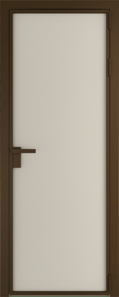 Алюминиевая дверь Profil Doors Orange 1 AP.O Перламутр белый элегант Деорэ