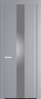 Межкомнатная дверь Profil Doors 1.9 P Lacobel Серебряный лак Смоки (RAL 870-02)