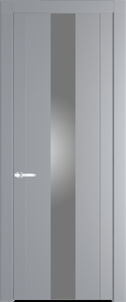 Межкомнатная дверь Profil Doors 1.9 P Lacobel Серебряный лак Смоки (RAL 870-02)