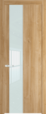 Межкомнатная дверь Profil Doors 19 NW Lacobel Белый лак Дуб Карамель
