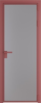 Алюминиевая дверь Profil Doors 1 AG Красный антрацит Монохром серый