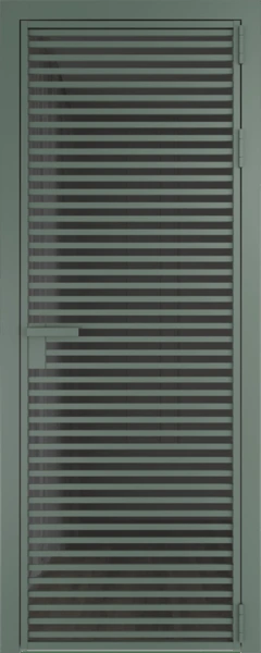 Алюминиевая дверь Profil Doors 12 AG Зеленый воск Тонированное