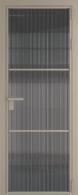 Алюминиевая дверь Profil Doors 13 AG Никель матовый Мору тонированное
