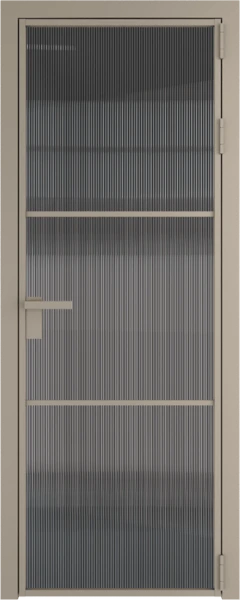 Алюминиевая дверь Profil Doors 13 AG Никель матовый Мору тонированное
