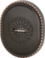 Накладка Armadillo (Армадилло) на сувальдный замок ESC.S-auto.CL/OV (PS-DEC CL) ABL-18 темная медь