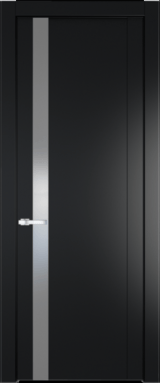 Межкомнатная дверь Profil Doors 1.2 P Lacobel Серебряный лак Блэк