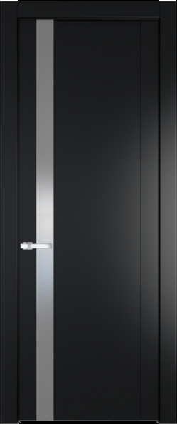Межкомнатная дверь Profil Doors 1.2 P Lacobel Серебряный лак Блэк