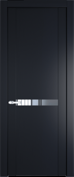 Межкомнатная дверь Profil Doors 1.4 P Зеркало Нэви Блу (RAL 7016)