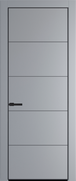 Межкомнатная дверь Profil Doors 15 PE Смоки (RAL 870-02) Черный матовый RAL9005