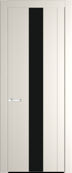 Межкомнатная дверь Profil Doors 1.9 P Монохром черный Перламутр белый