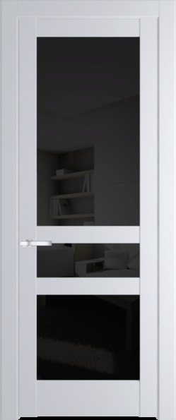 Межкомнатная дверь Profil Doors 4.5.2 PD Вайт (RAL 110 96 02) Черное тонированное