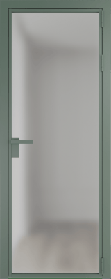 Алюминиевая дверь Profil Doors 1 AG Зеленый воск Матовое