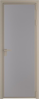Алюминиевая дверь Profil Doors 1 AG Никель матовый Монохром серый