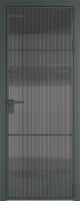 Алюминиевая дверь Profil Doors 13 AG Серая ночь Мору тонированное
