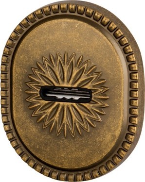 Накладка Armadillo (Армадилло) на сувальдный замок ESC.S-auto.CL/OV (PS-DEC CL / ATC Protector 1) OB-13 античная бронза