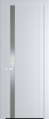 Межкомнатная дверь Profil Doors 1.2 P Монохром серебро (серебро матлак) Вайт (RAL 110 96 02)