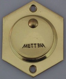 Накладка латунная Mettem (Меттэм) под сувальдный ключ (комплект)