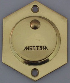 Накладка латунная Mettem (Меттэм) под сувальдный ключ (комплект)