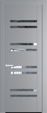 Межкомнатная дверь Profil Doors 1.6 P Прозрачное Смоки (RAL 870-02)